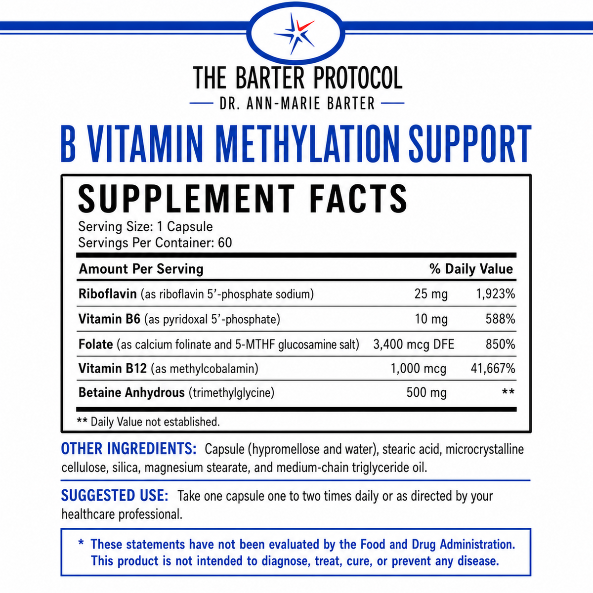 B Vitamin Methylation Support