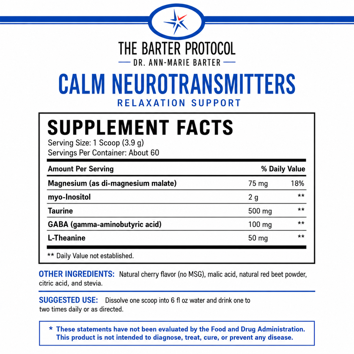 Calm Neurotransmitters