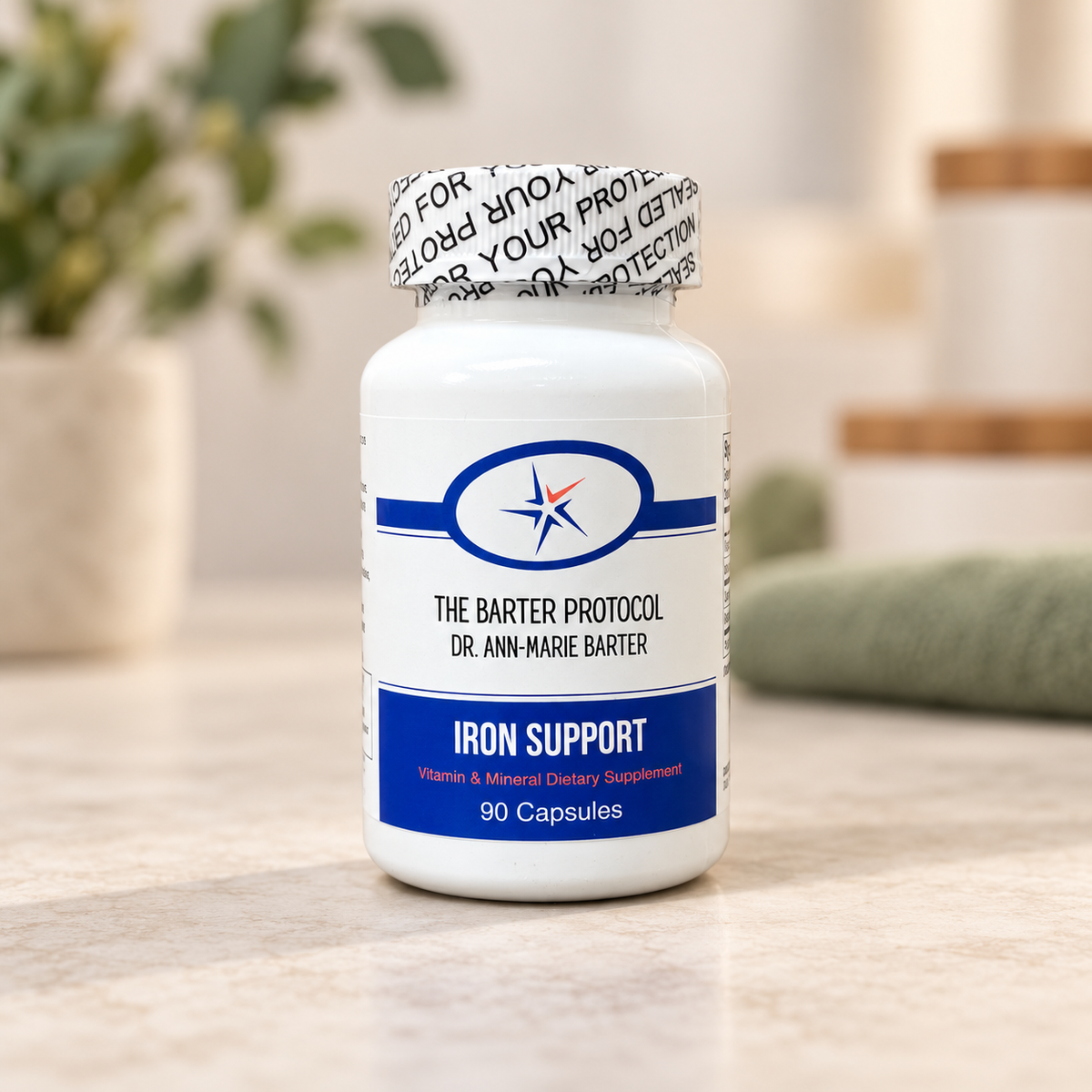 Iron Support – Iron, Ferrous Fumarate, Bovine Liver Extract & Vitamin C